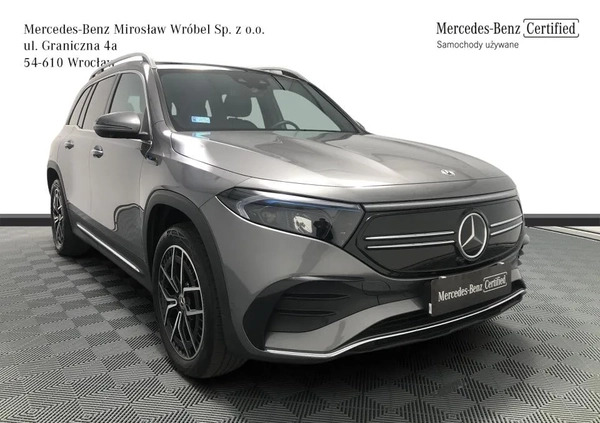 Mercedes-Benz EQB cena 239900 przebieg: 20795, rok produkcji 2021 z Wrocław małe 407